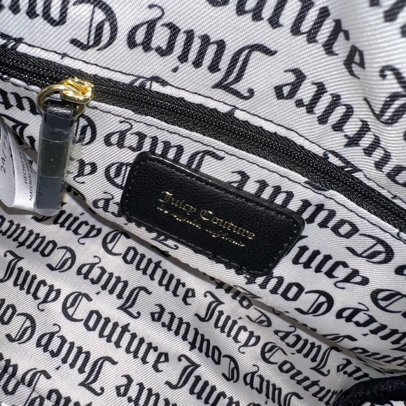 Juicy Couture Obsession Black Rhinestones Satchel NWT - Picture 4 of 8
